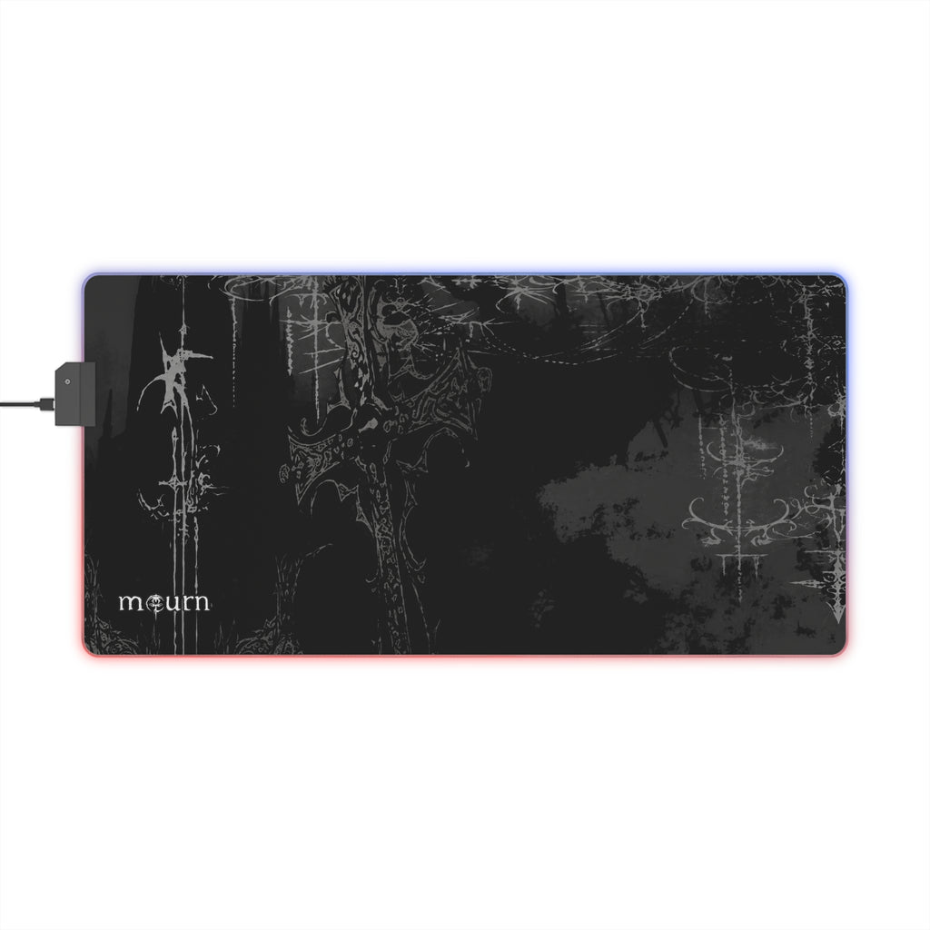 "Mourn" LED Gaming Mouse Pad