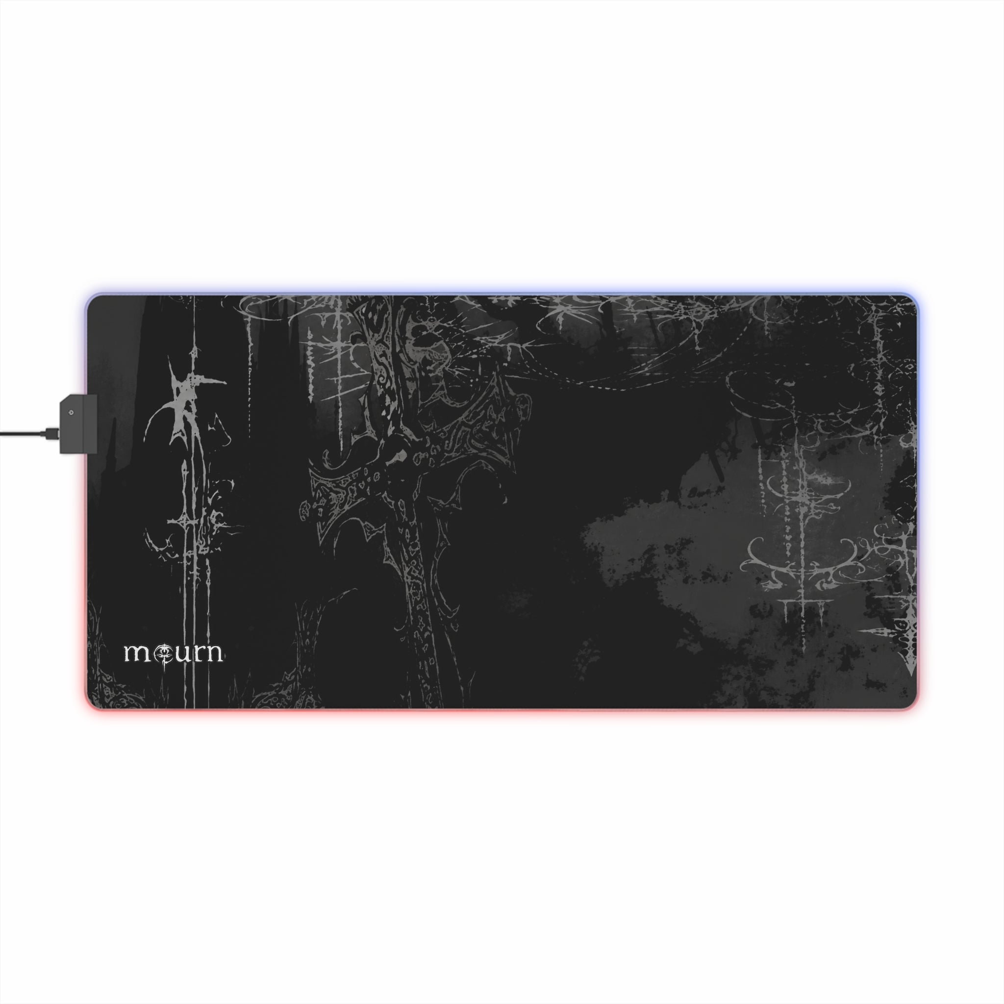 "Mourn" LED Gaming Mouse Pad