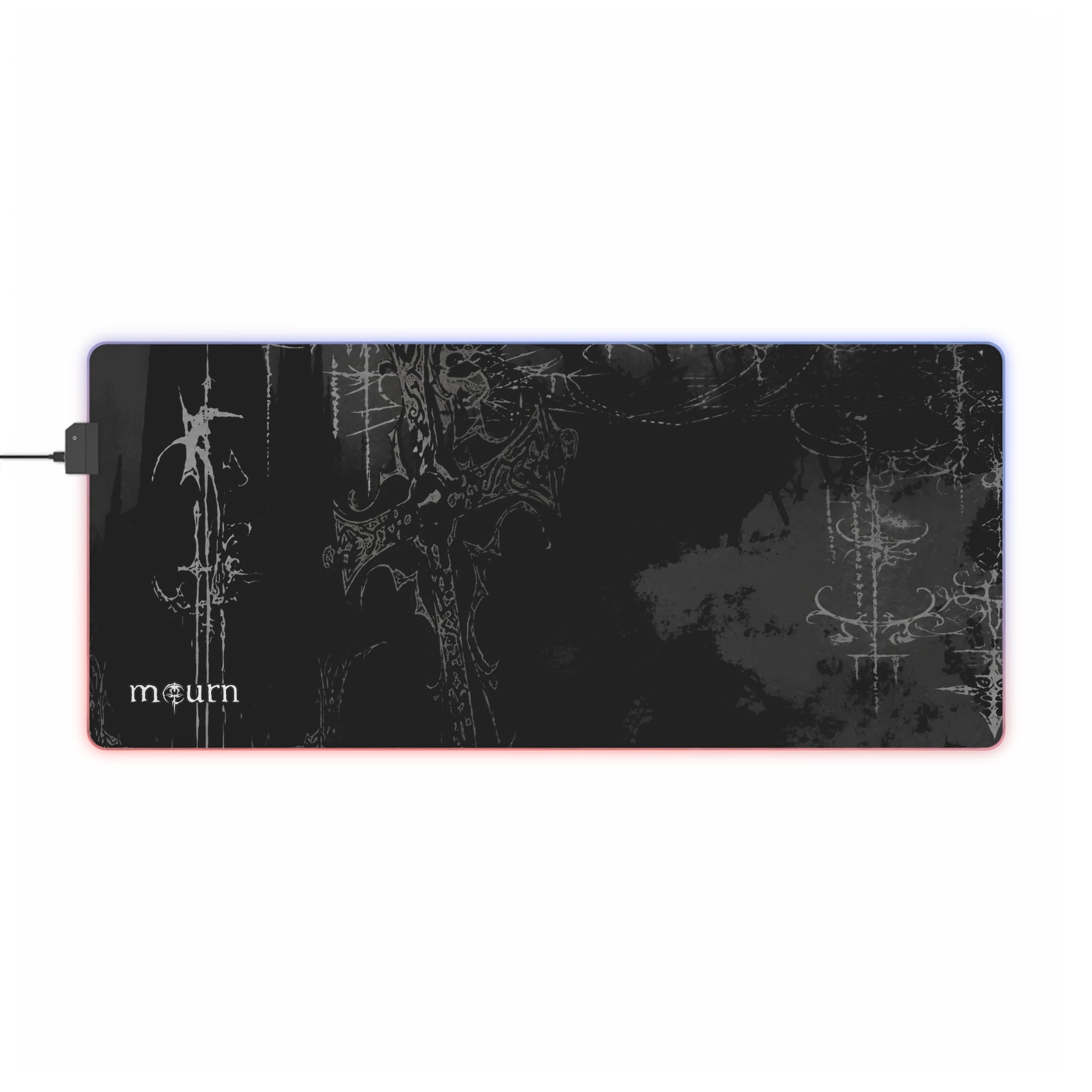 "Mourn" LED Gaming Mouse Pad