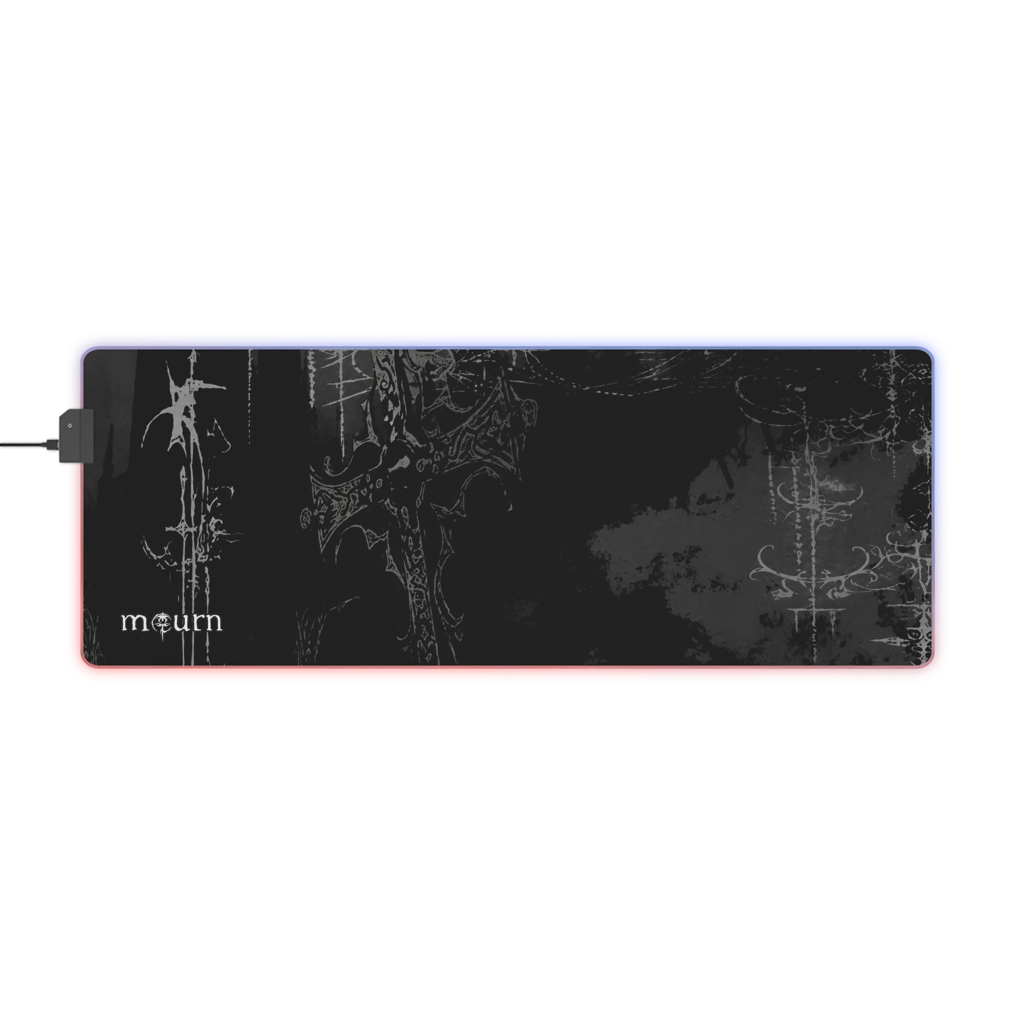 "Mourn" LED Gaming Mouse Pad
