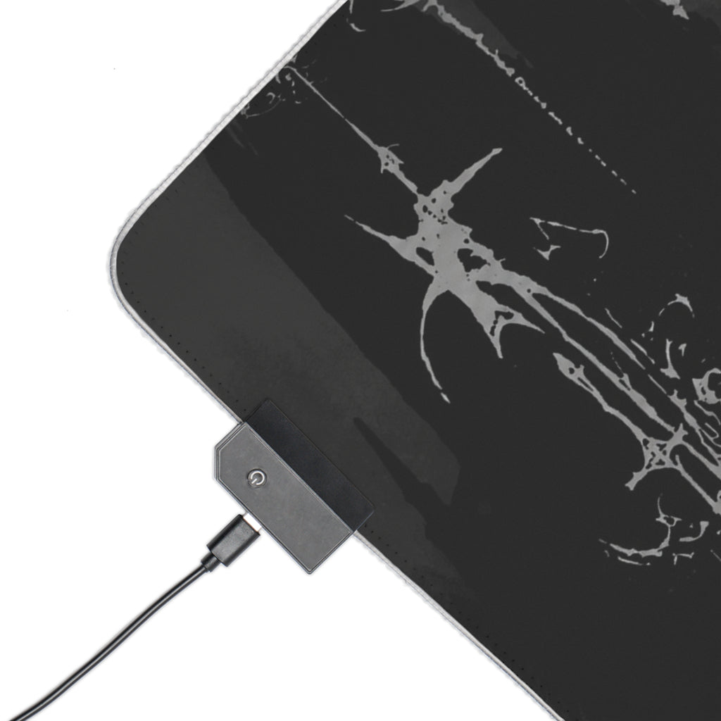 "Mourn" LED Gaming Mouse Pad