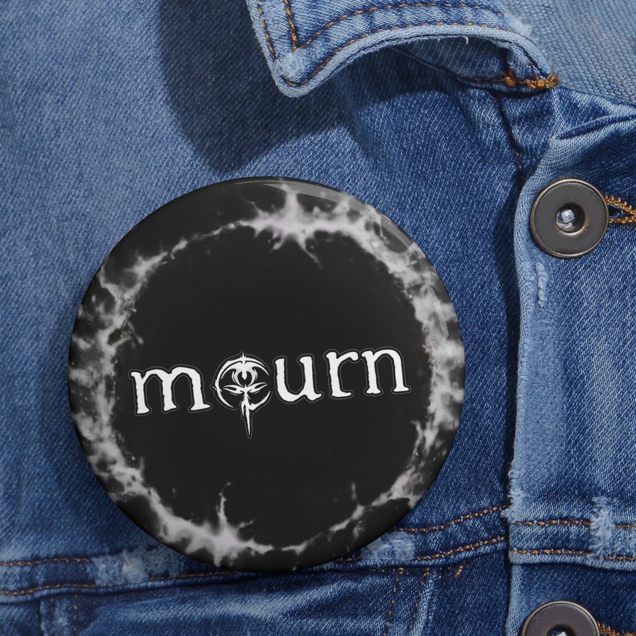 Mourn Logo Pin